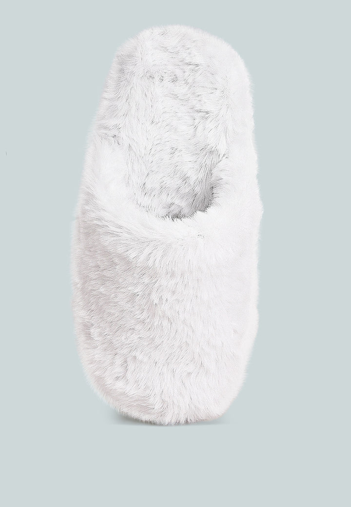 Walkwave Flatform Heel Slip Ons#color_snow-white