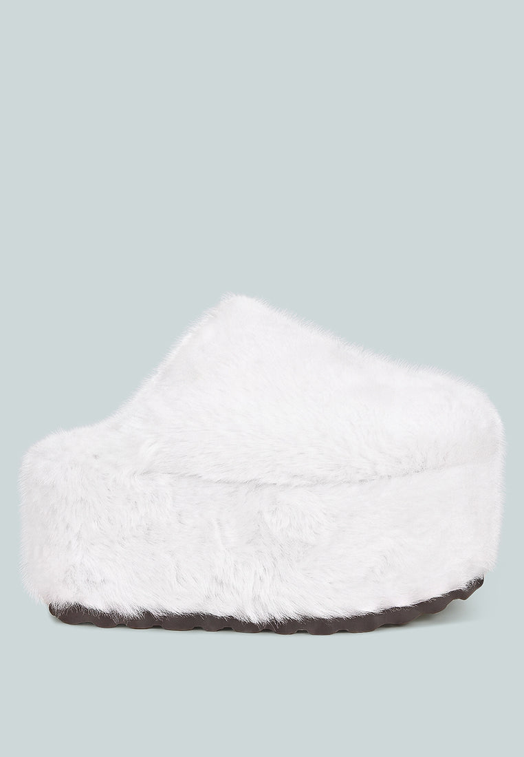 Walkwave Flatform Heel Slip Ons#color_snow-white