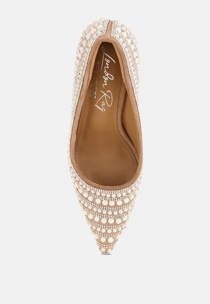 bristol stiletto heel party pumps#color_brown
