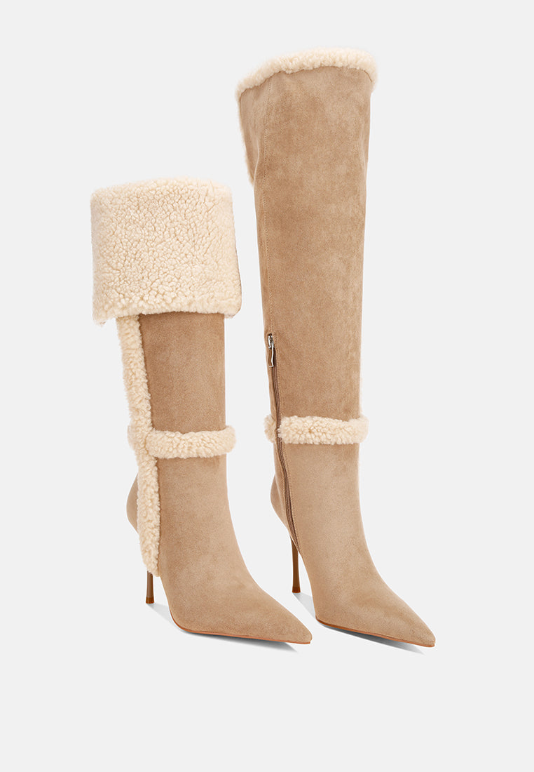 jenah faux shearling foldover Boots#color_beige-suede