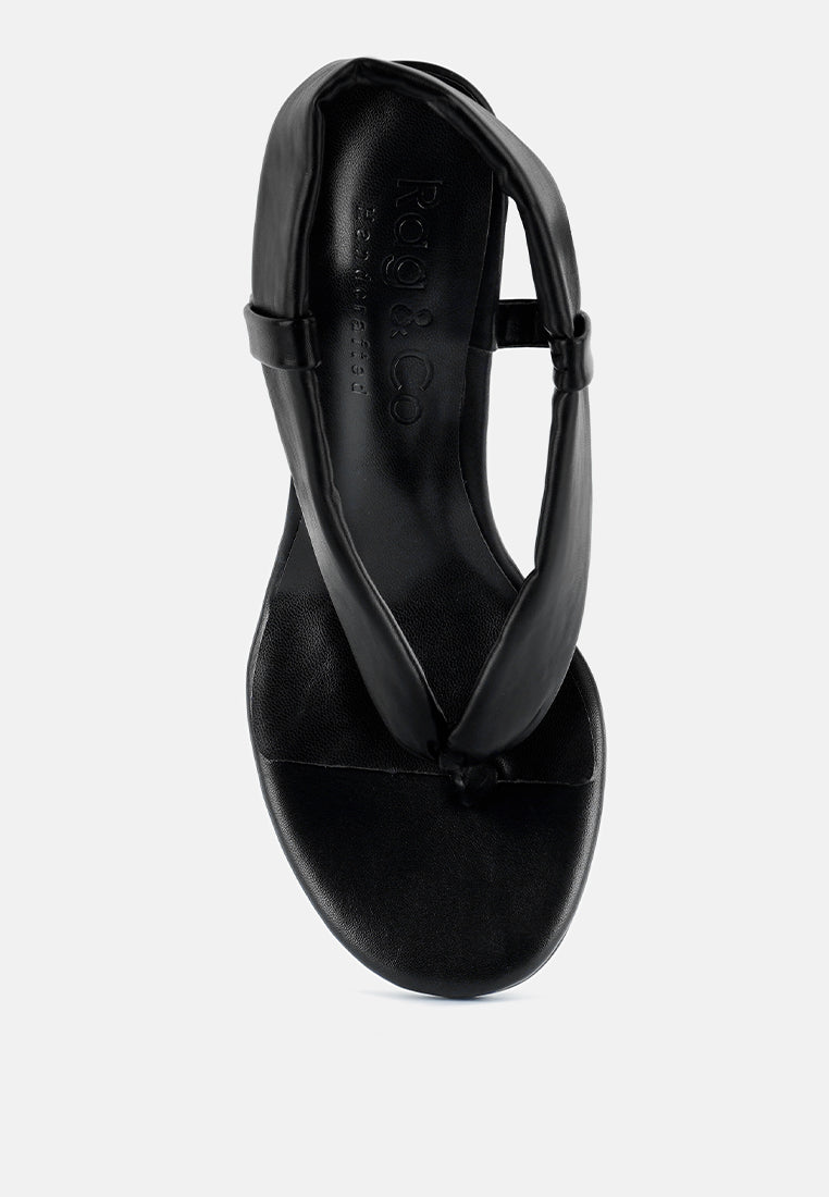 singles high heeled thong sandals#color_black