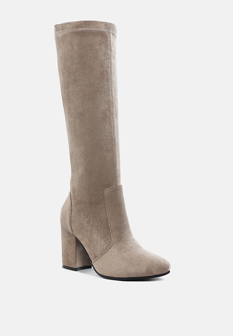 botas de pantorrilla de microfibra saloniki#color_taupe