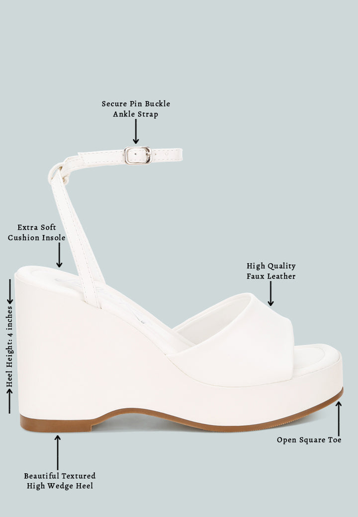 sangria solid platform faux leather wedges by ft#color_white