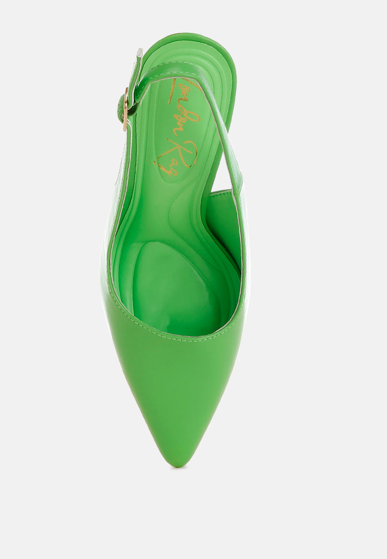 sarka pointy toe slingback pumps#color_green