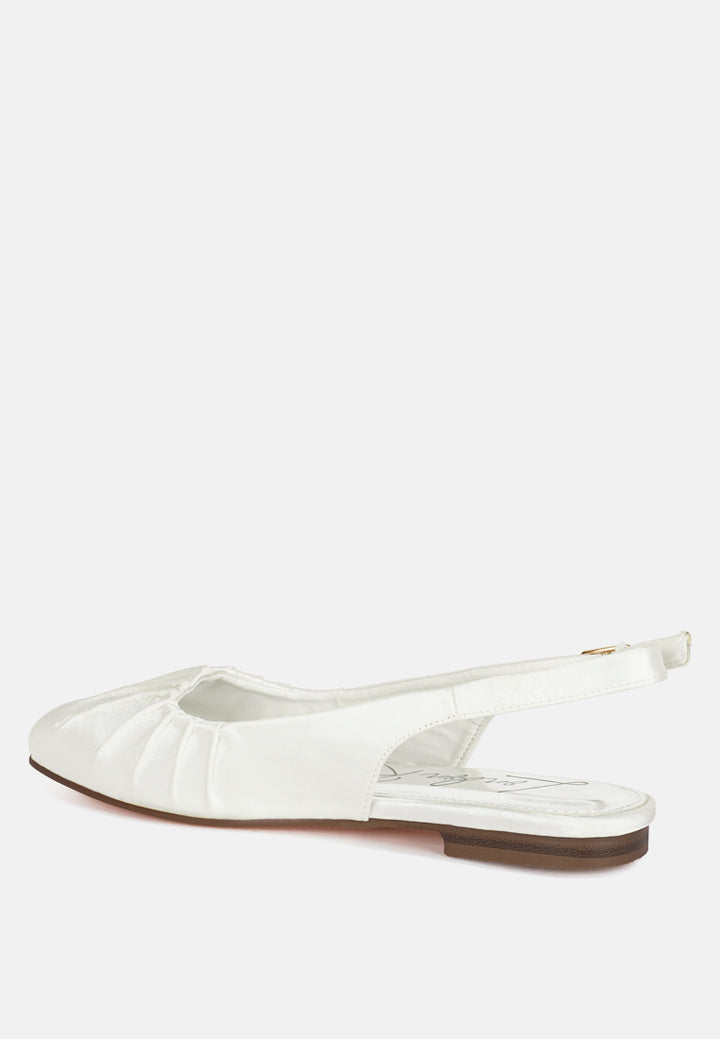 satin square toe flat slingback by mode#color_white