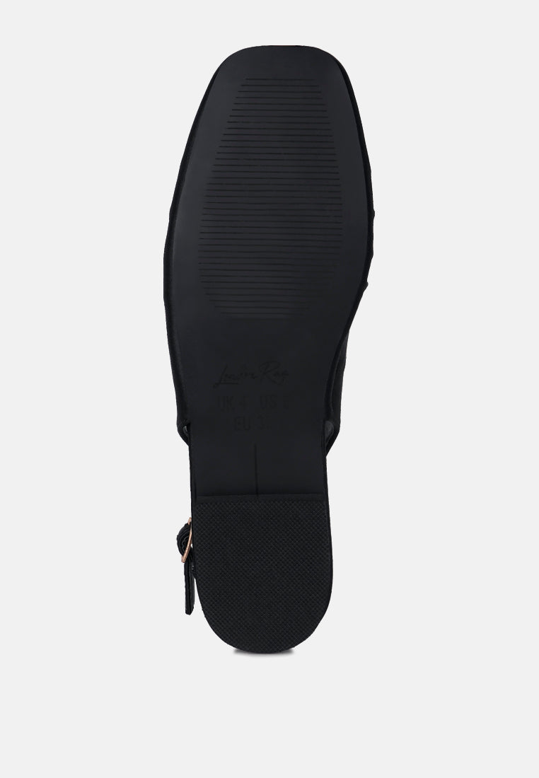 satin square toe flat slingback by mode#color_black