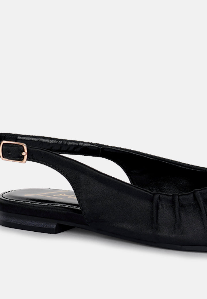 satin square toe flat slingback by mode#color_black
