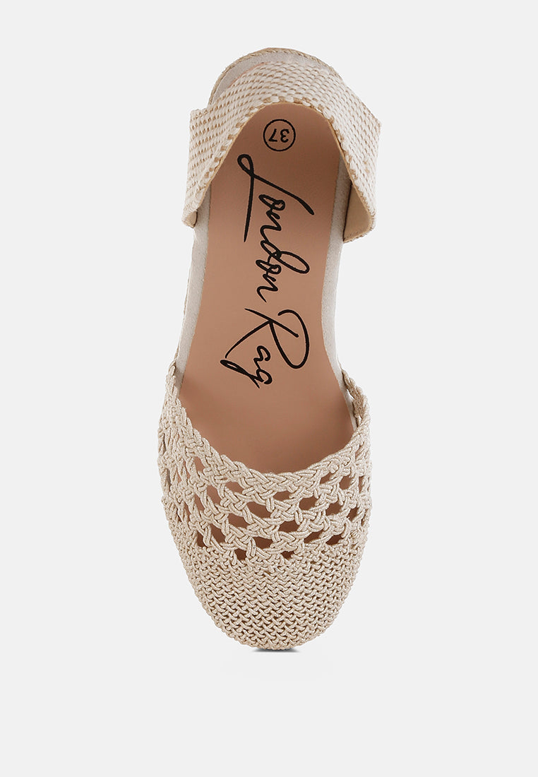 nomader woven lace-up espadrille wedges#color_beige