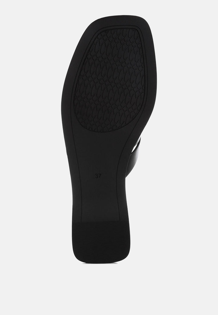 sebal strappy faux leather slip ons by ft#color_black