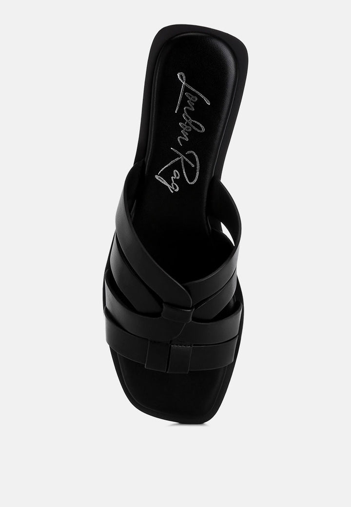 sebal strappy faux leather slip ons by ft#color_black