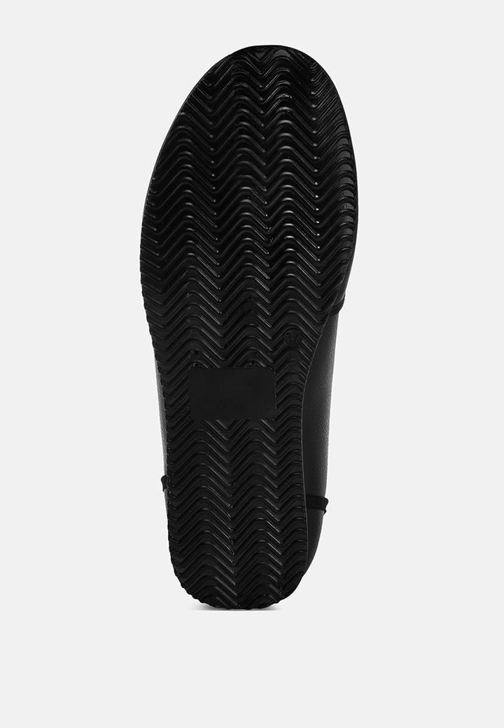 zapatillas selka con cordones para mujer#color_black-smooth