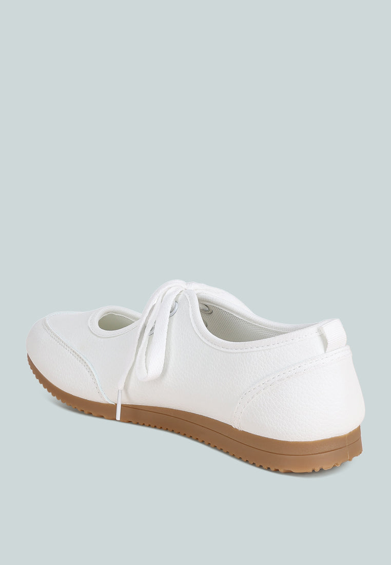 zapatillas selka con cordones para mujer#color_white-smooth