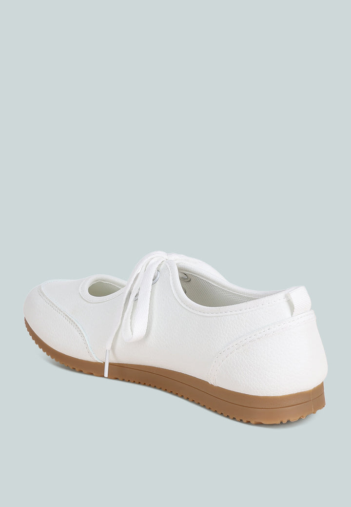 zapatillas selka con cordones para mujer#color_white-smooth