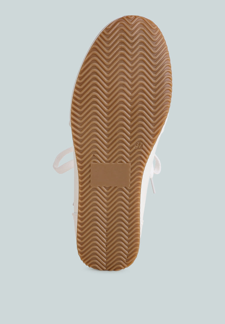 zapatillas selka con cordones para mujer#color_white-smooth