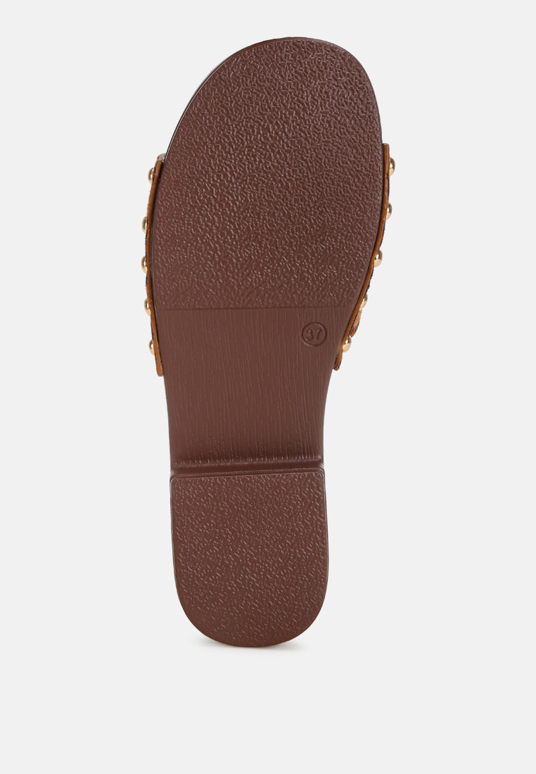 seraxa open round toe cushioned sandals#color_leopard