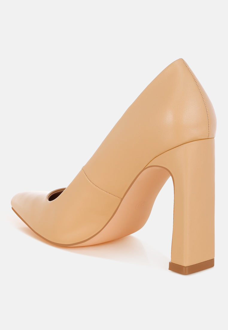 shacarri faux leather pumps #color_beige
