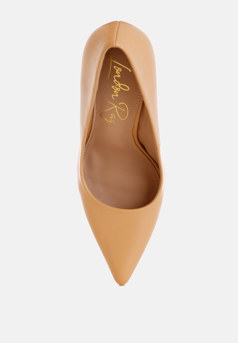 shacarri faux leather pumps #color_beige