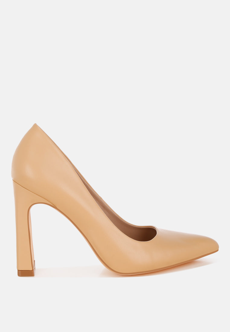 shacarri faux leather pumps #color_beige