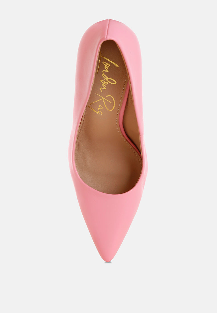 shacarri faux leather pumps #color_pink