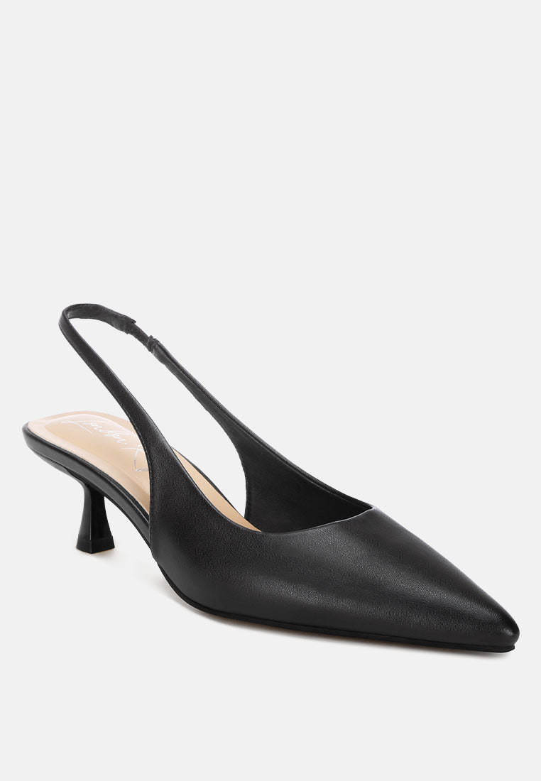 shala kitten heel slingbacks by ft#color_black-faux-leather