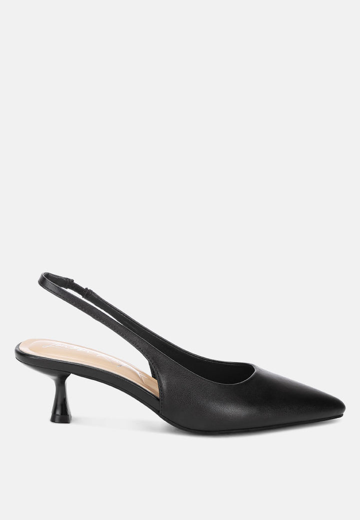 shala kitten heel slingbacks by ft#color_black-faux-leather
