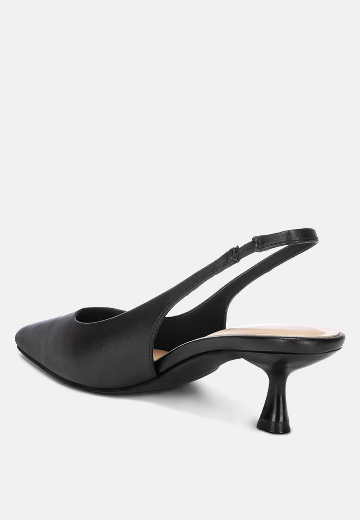 shala kitten heel slingbacks by ft#color_black-faux-leather