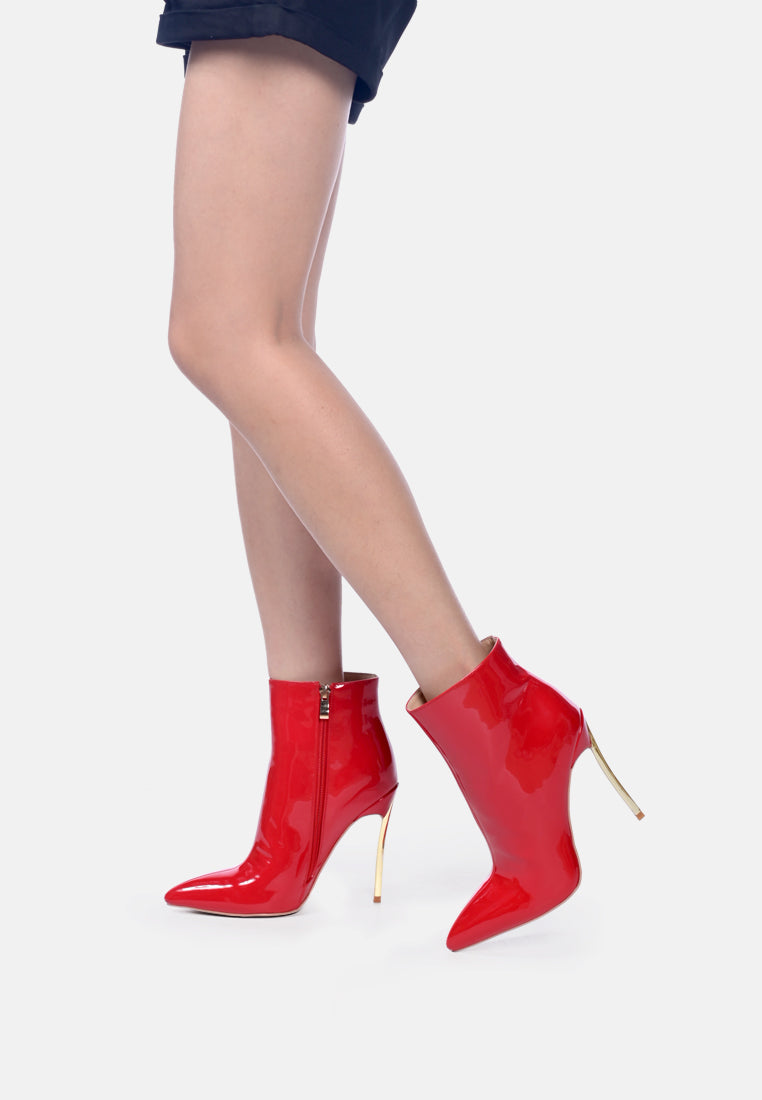 siren shine patent faux leather stiletto boots#color_red