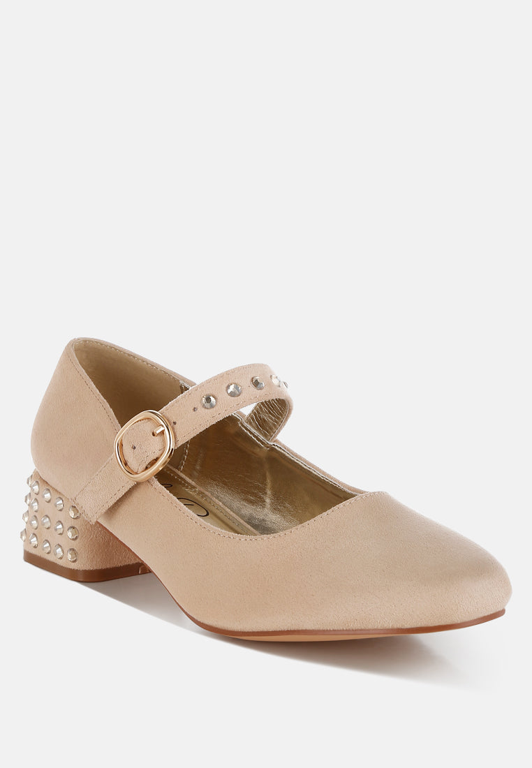 sima studded sary jane pumps#color_beige