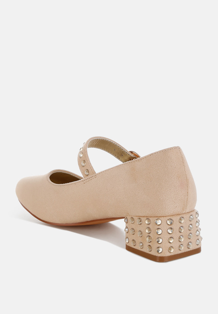 sima studded sary jane pumps#color_beige