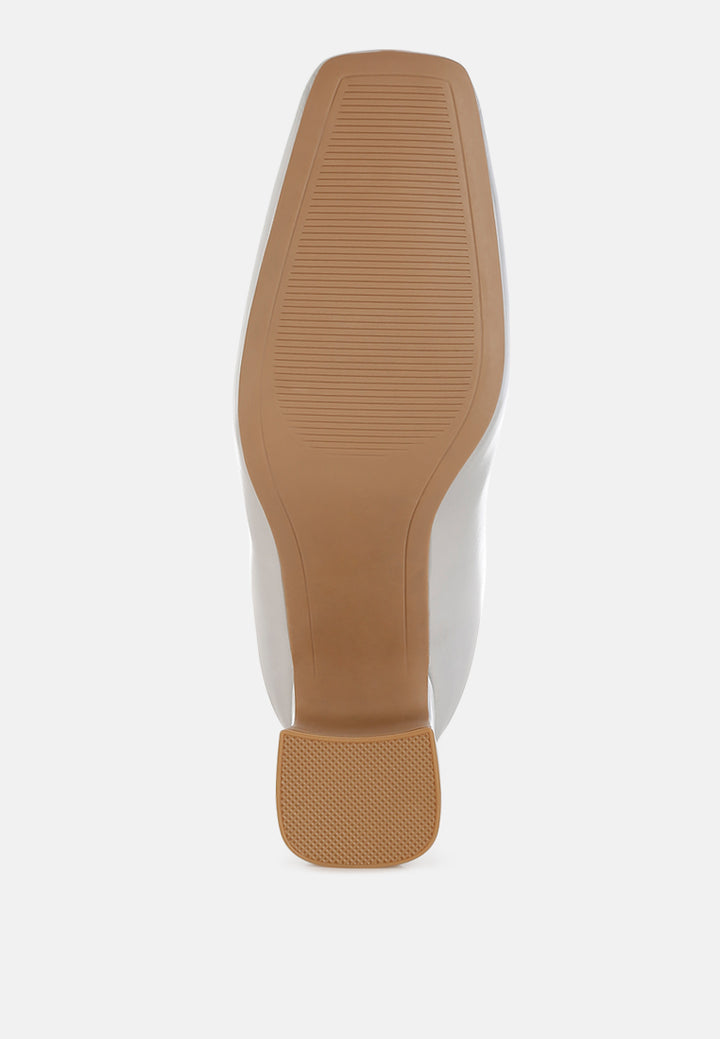 square toe metallic ankle boots by ruw#color_silver