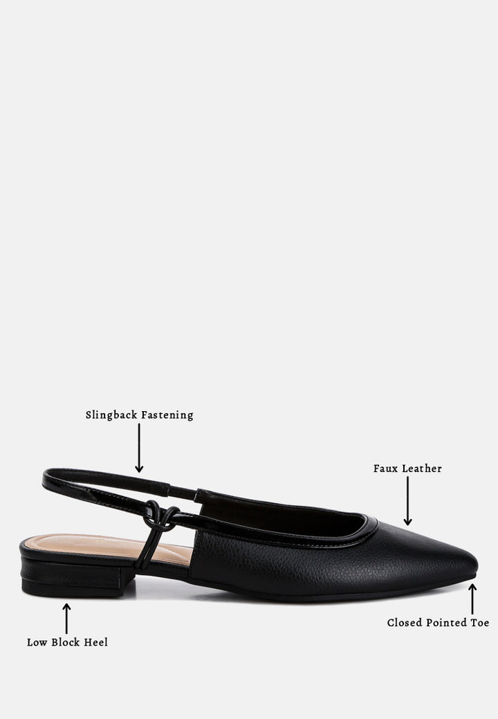 slingback ballerinas by ruw#color_black