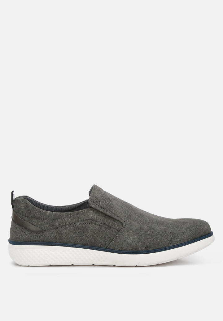 slip on casual sneakers#color_grey