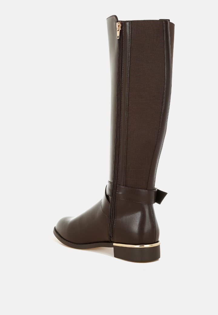 snowd riding boot#color_brown
