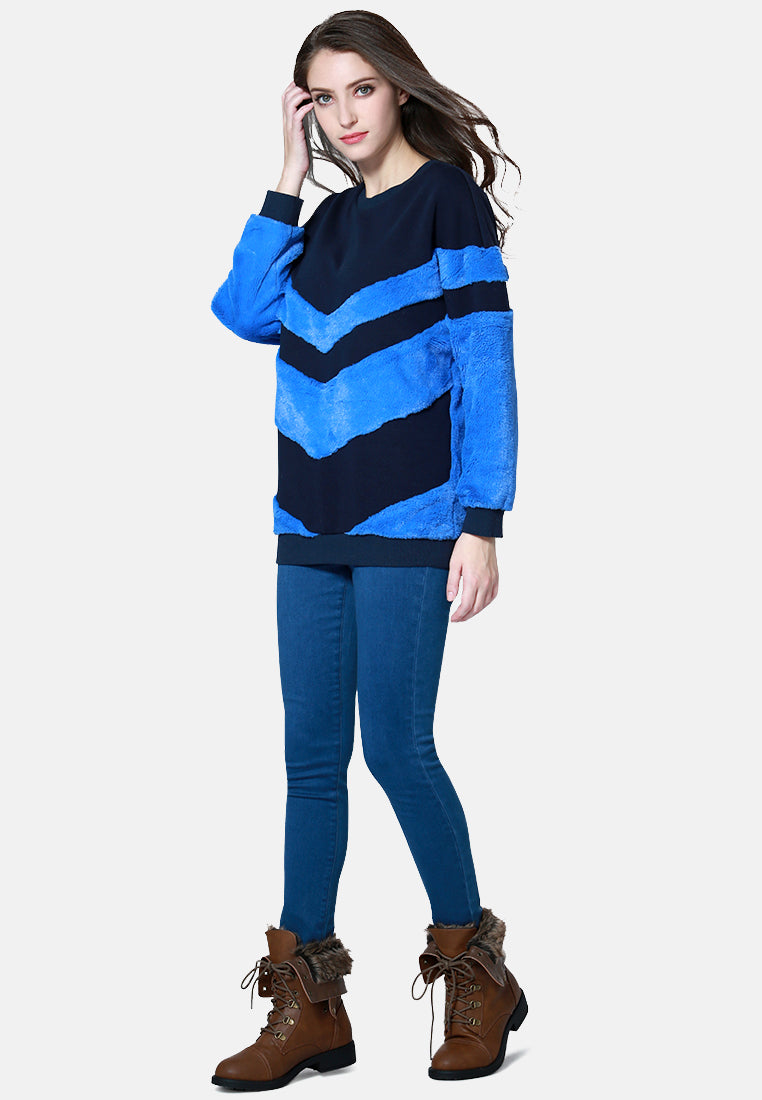 soft comfortable navy & blue sweatshirt#color_blue