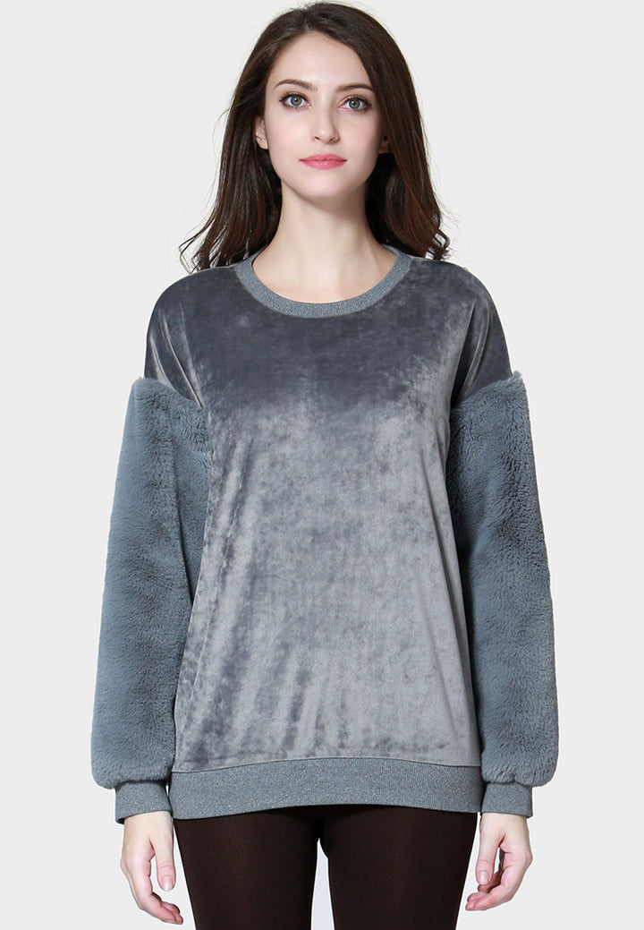 soft comfortable white sweatshirt#color_grey