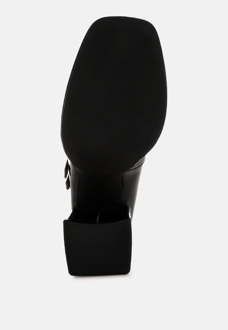 double strap mary jane sandals by ruw#color_black