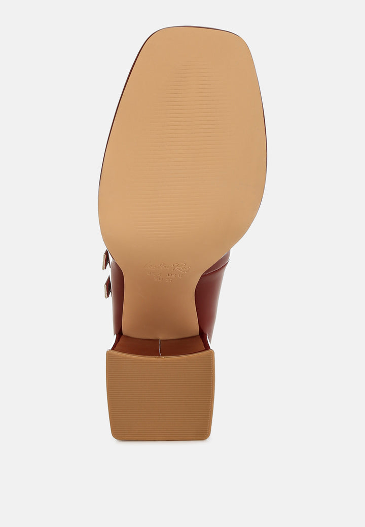 double strap mary jane sandals by mode#color_dark-red
