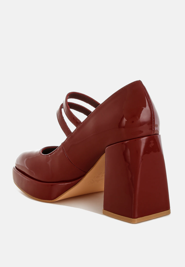 double strap mary jane sandals by mode#color_dark-red