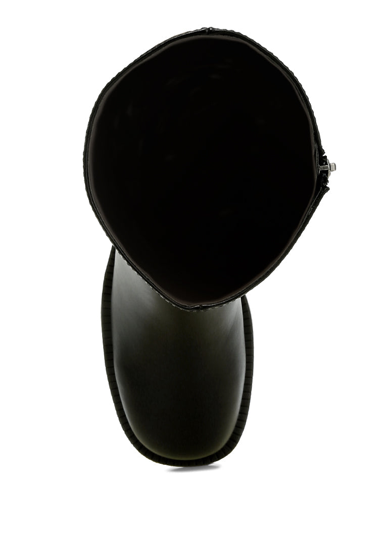 block heel calf boots by rag#color_black