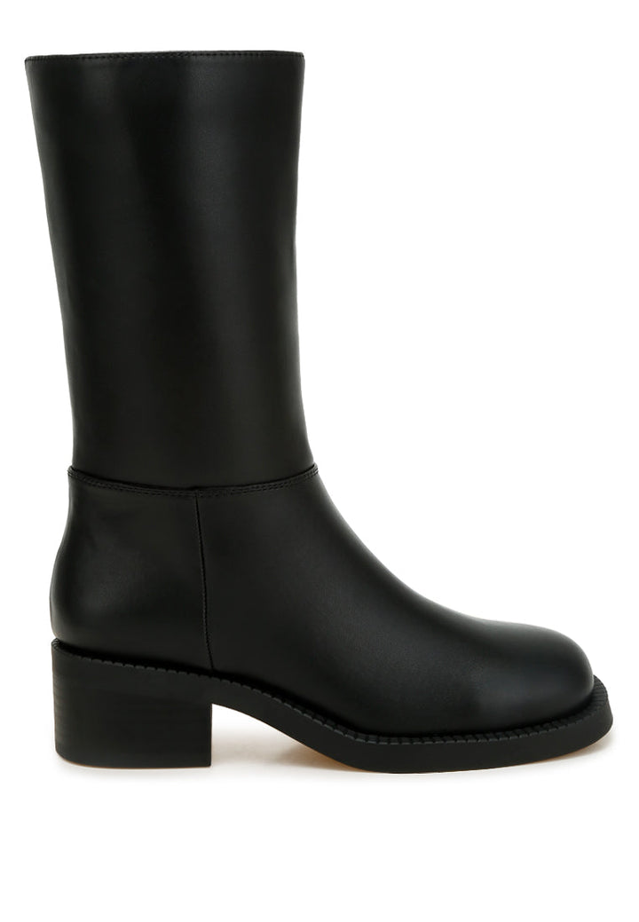 block heel calf boots by rag#color_black