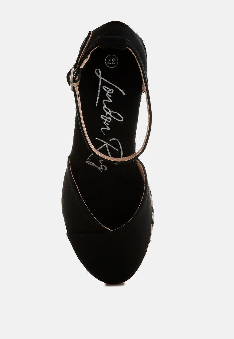 Nuclas Espadrille Wedge Heels#color_black