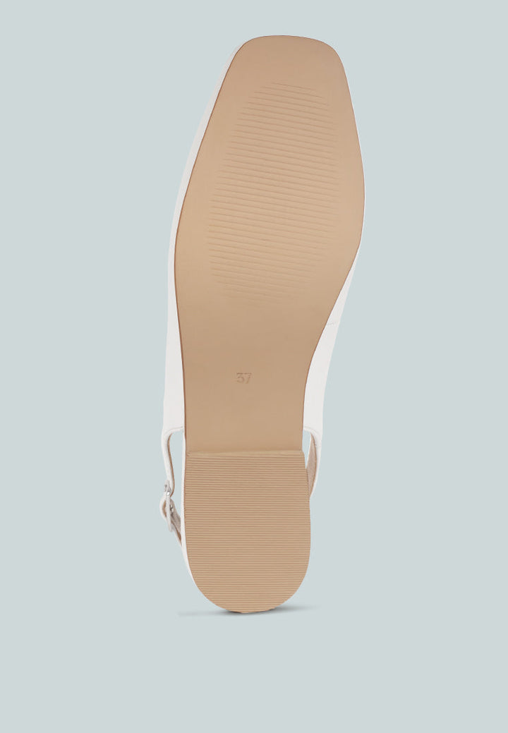 Zapatos planos sozani de piel auténtica y suave#color_blanco