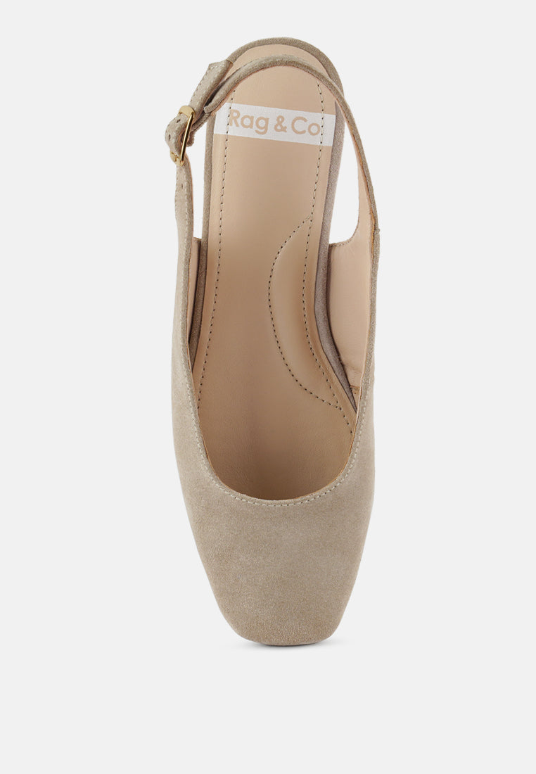 zapatos planos destalonados de piel auténtica sozani#color_beige
