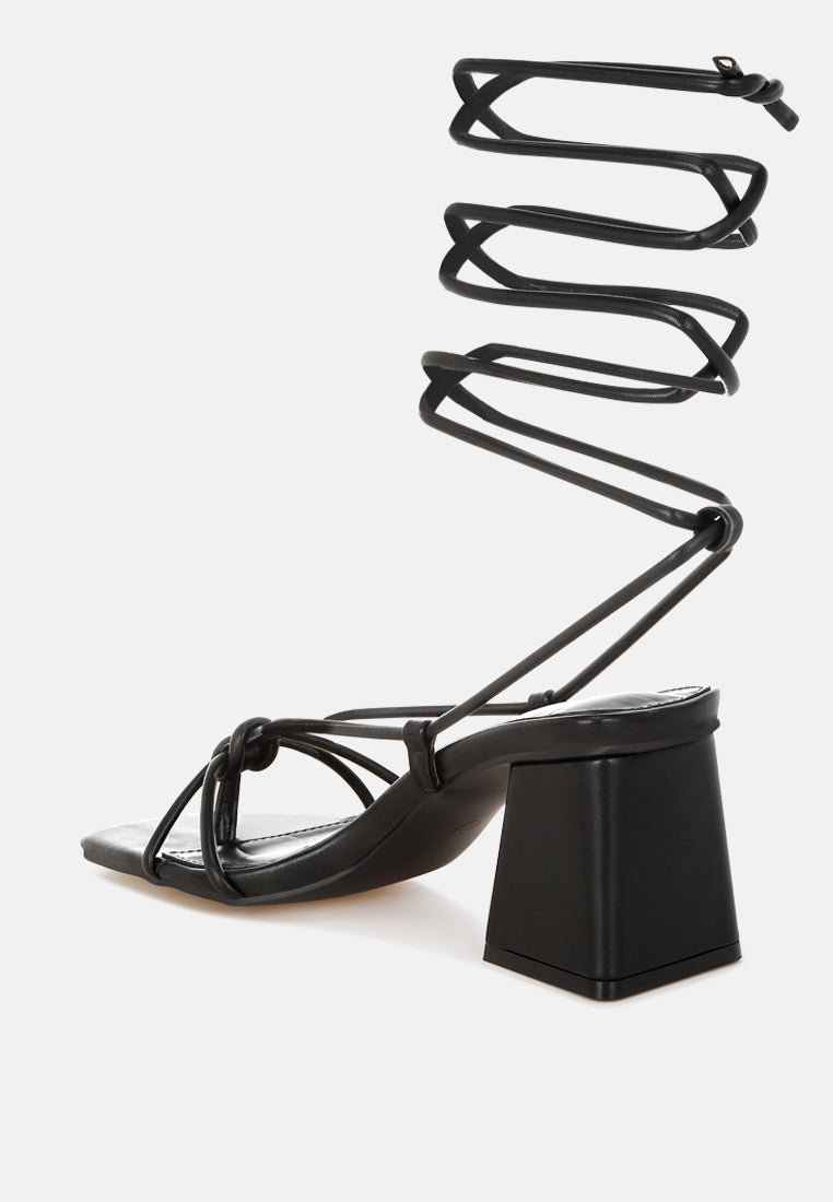 tie-up block heeled sandal by motes#color_black