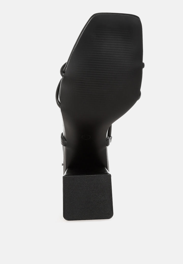 tie-up block heeled sandal by motes#color_black