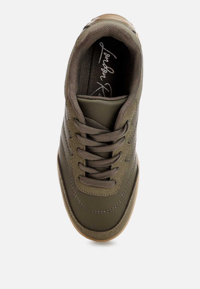 stany classic anti-skid sneakers#color_olive-faux-leather-textile