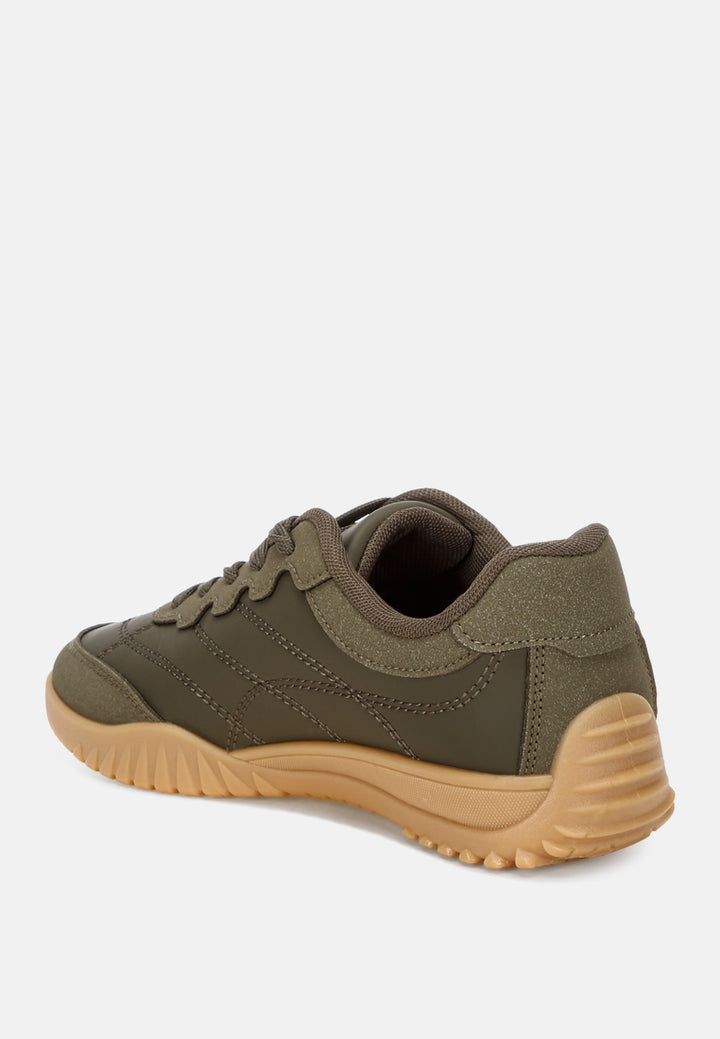 stany classic anti-skid sneakers#color_olive-faux-leather-textile