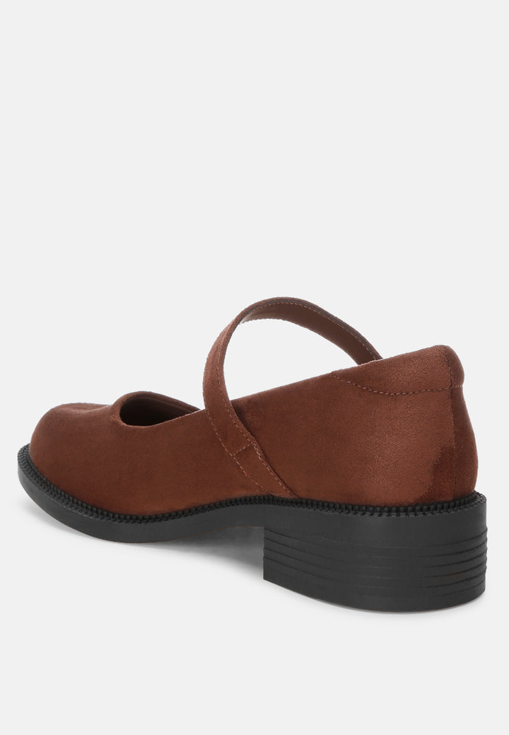 merceditas stivah con tacón en bloque#color_brown