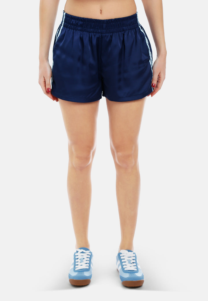 striped spice shorts by ruw#color_navy
