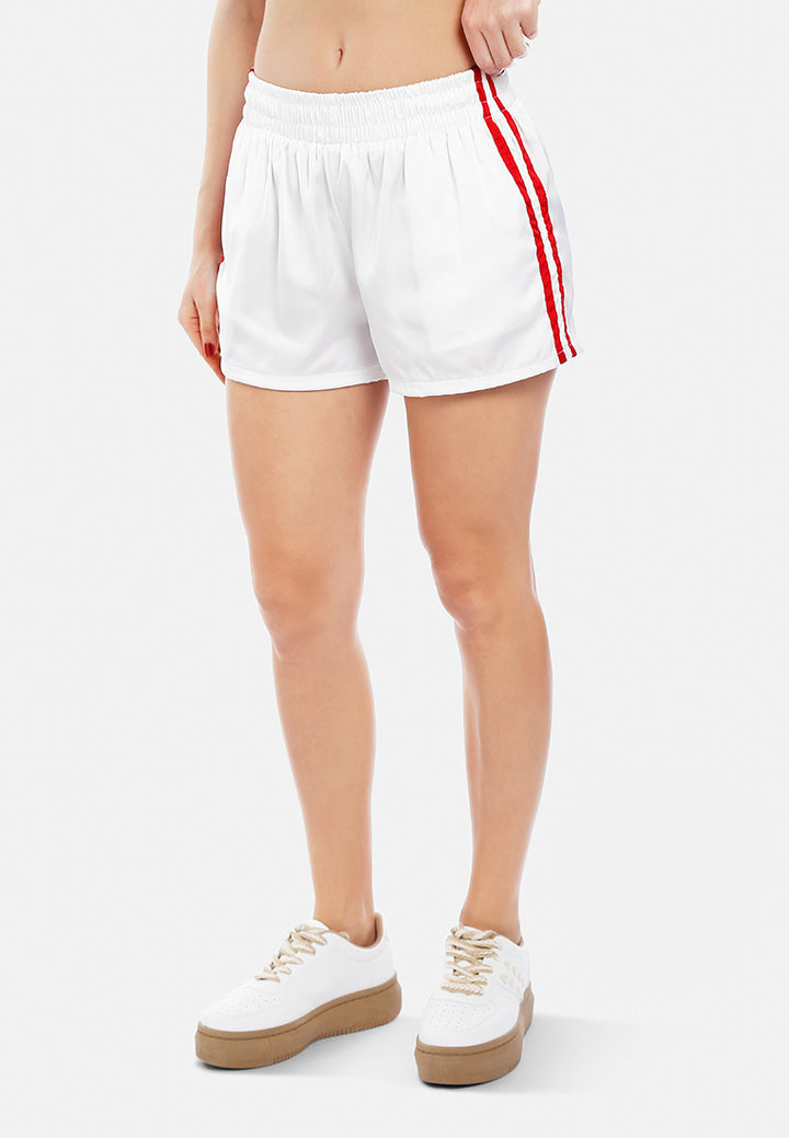 striped spice shorts by ruw#color_white